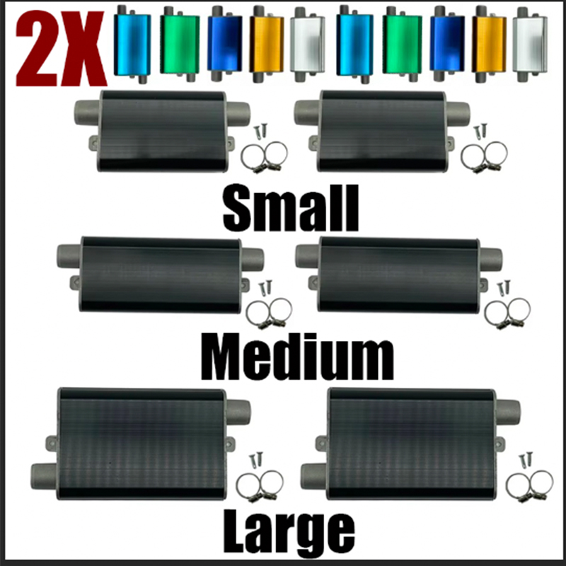 Diesel Heater Silencer Muffler - 2X 24mm Muffler Silencers S Curved