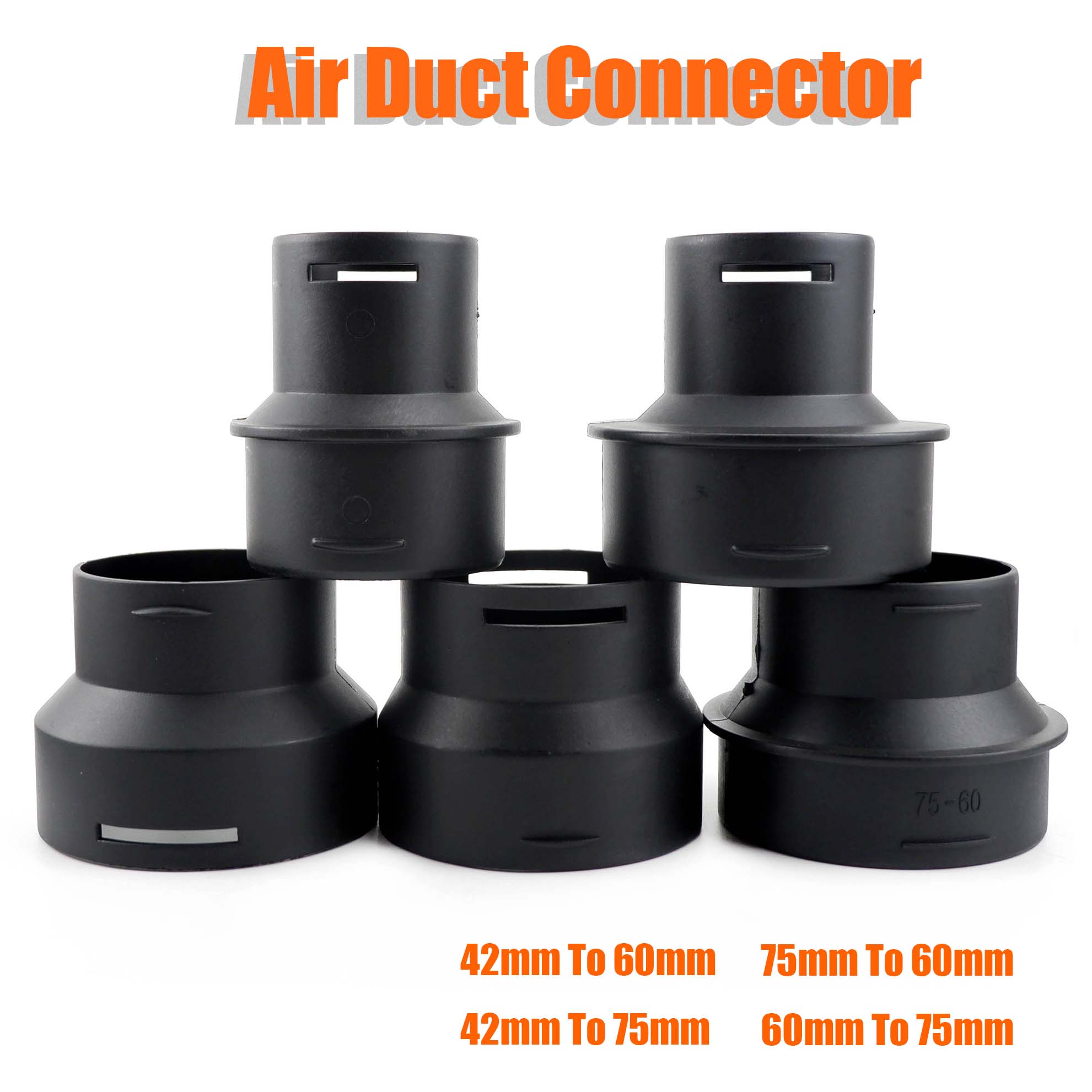 Diesel Heater Ducting Kit - 42to60mm 42to75mm 75to60mm Converter 42mm 60mm