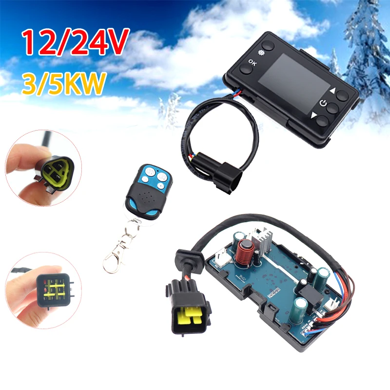Diesel Air Heater Lcd Controller - 12V 24V Diesels Air Heater LCD