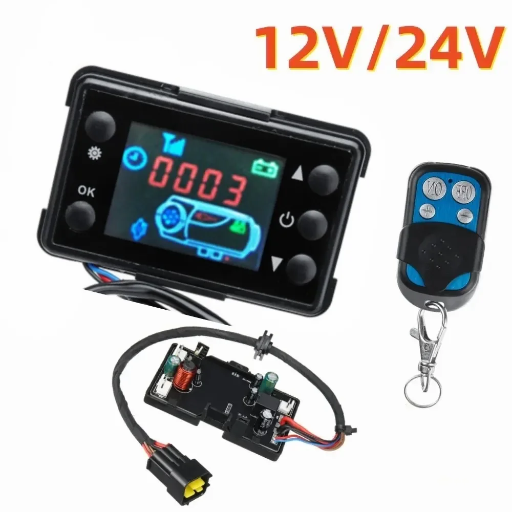 Diesel Air Heater Lcd Controller - 12V 24V 2KW 5KW 8KW Air