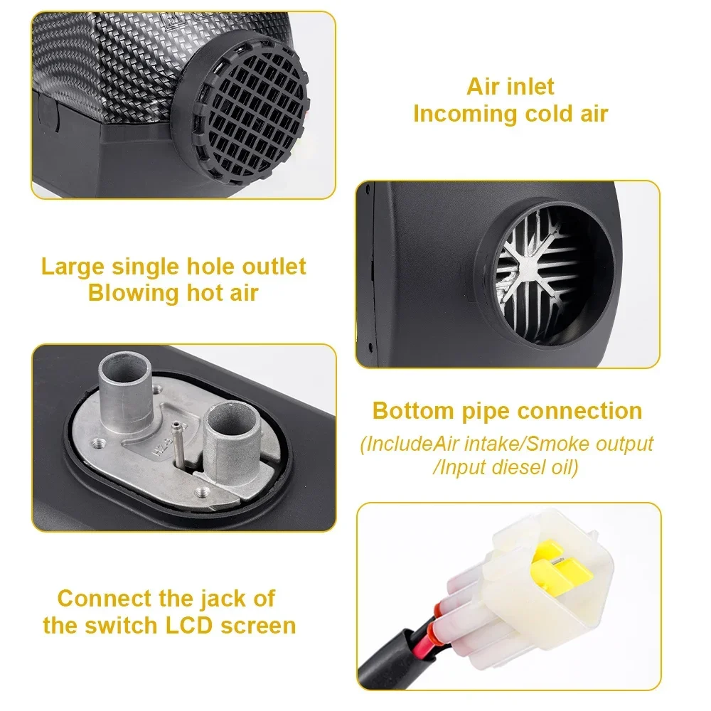 12V24V 5KW Car Diesel Heater F - 12V Diesel Heater With Remote ulasan dan harga