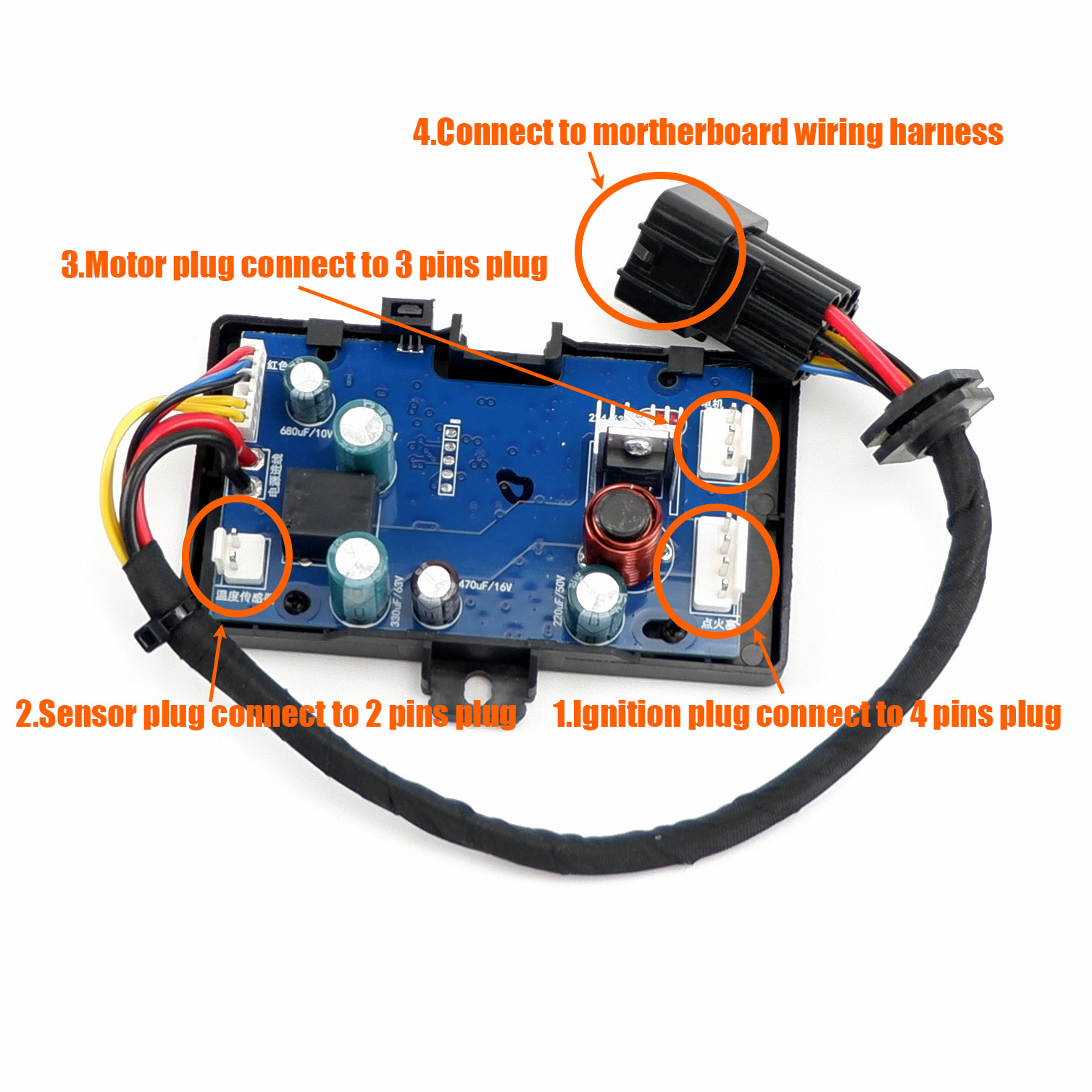 12V / 24V 2KW 3KW 5KW 8KW Air  - Diesel Air Heater Motherboard ulasan dan harga