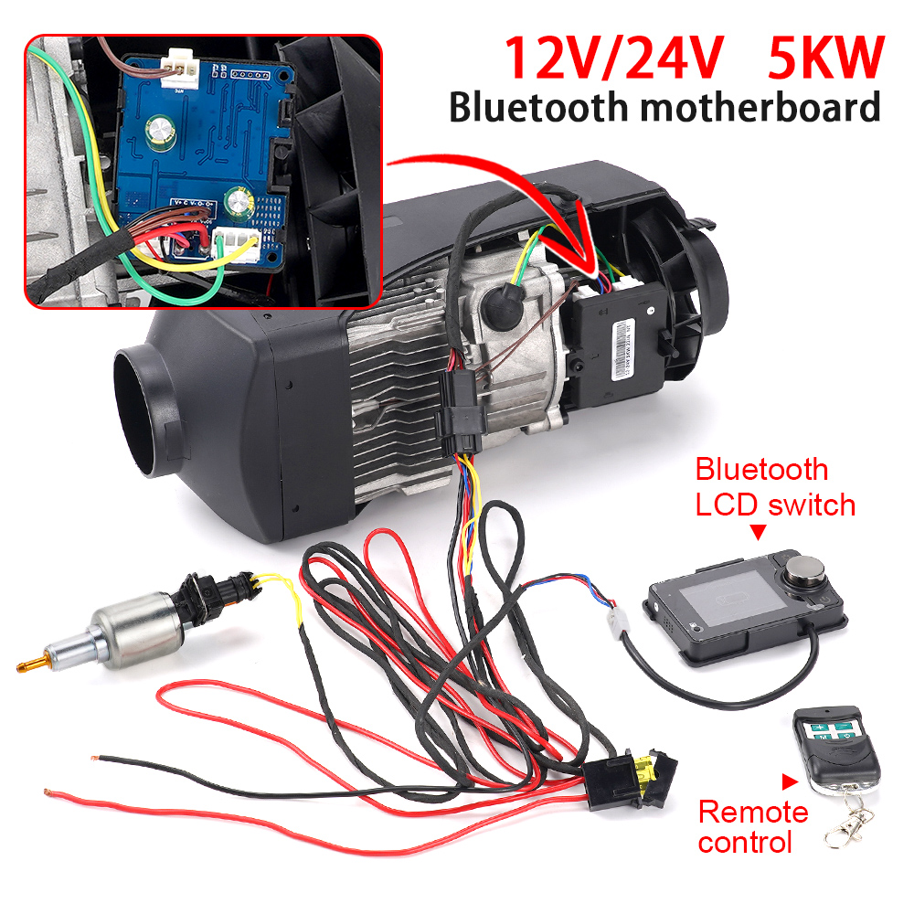 5KW Air Diesel Parking Heater  - Diesel Air Heater Lcd Controller ulasan dan harga