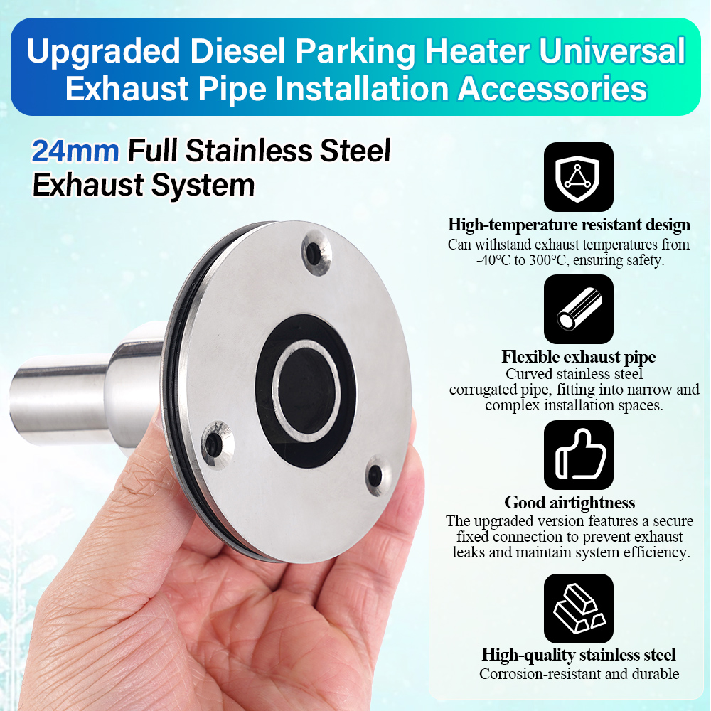 24mm Diesel Heater Exhaust Pip - Diesel Heater Ducting Kit ulasan dan harga