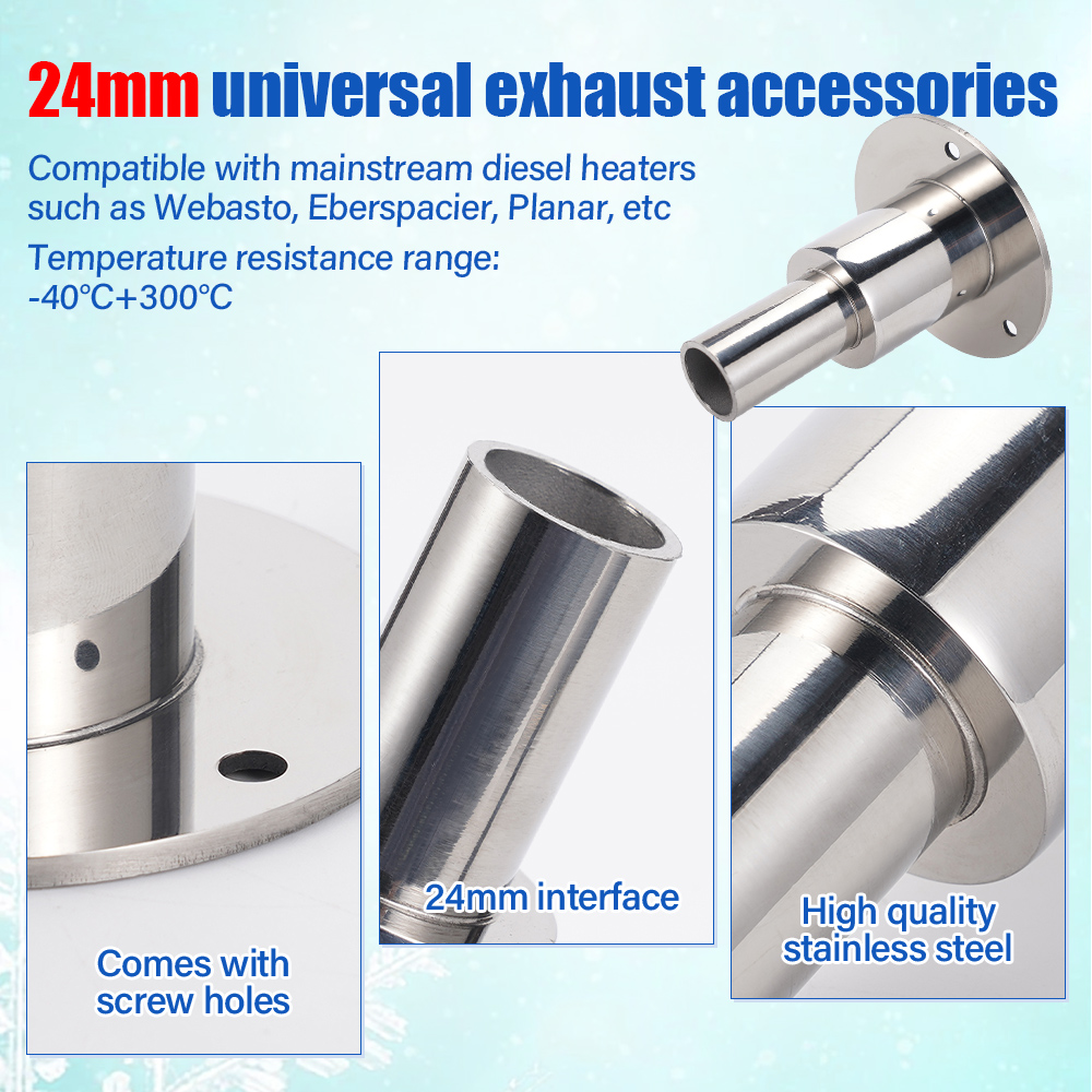 24mm Diesel Heater Exhaust Pip - Diesel Heater Ducting Kit ulasan dan harga