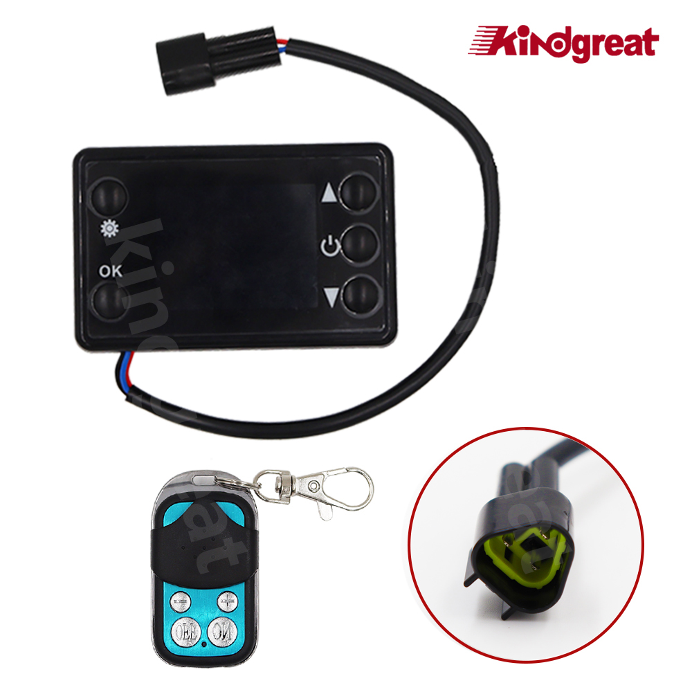 Universal 12V/24V LCD Monitor  - Parking Heater Remote Control Kit ulasan dan harga
