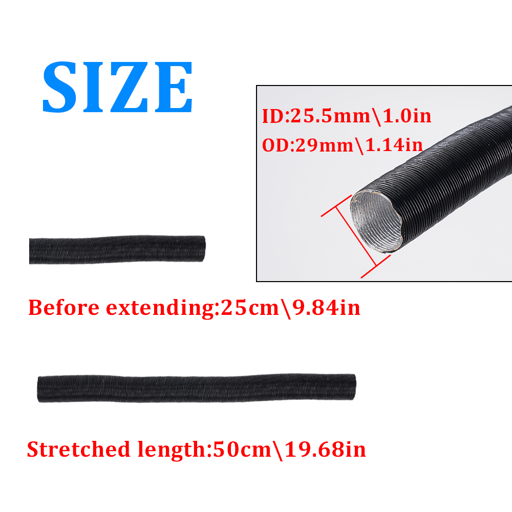 25mm Air Intake Duct Pipe For  - Diesel Heater 2Kw ulasan dan harga