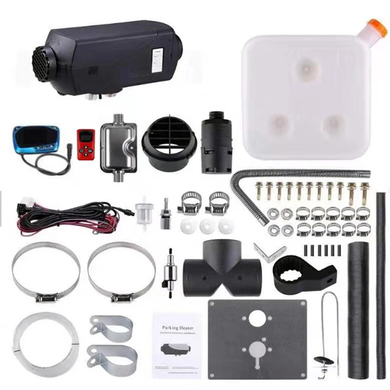 5KW 12V Diesel Air Heater with - Diesel Heater Fuel Tank 10L ulasan dan harga