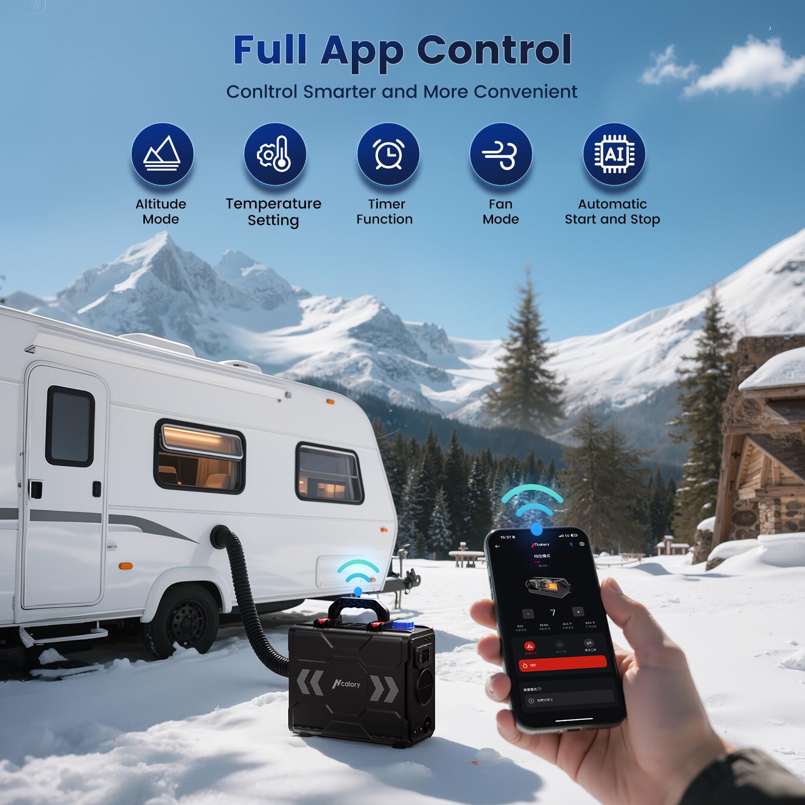 Hcalory Toolbox 2 SE Portable  - Diesel Air Heater Lcd Controller ulasan dan harga