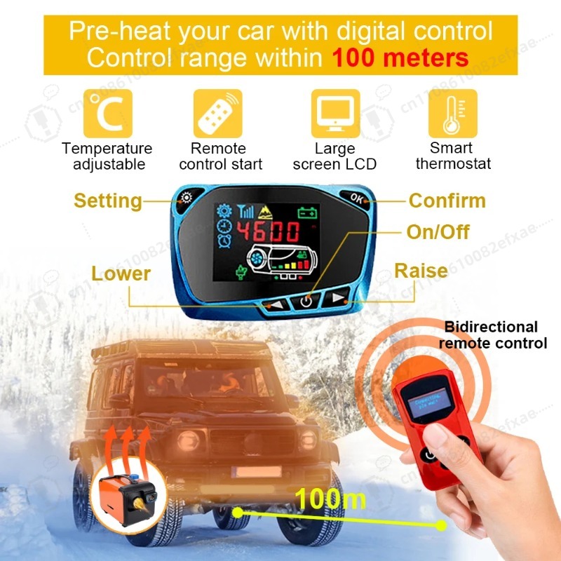 Universal 12V 24V Diesel Air P - Diesel Air Heater Lcd Controller ulasan dan harga