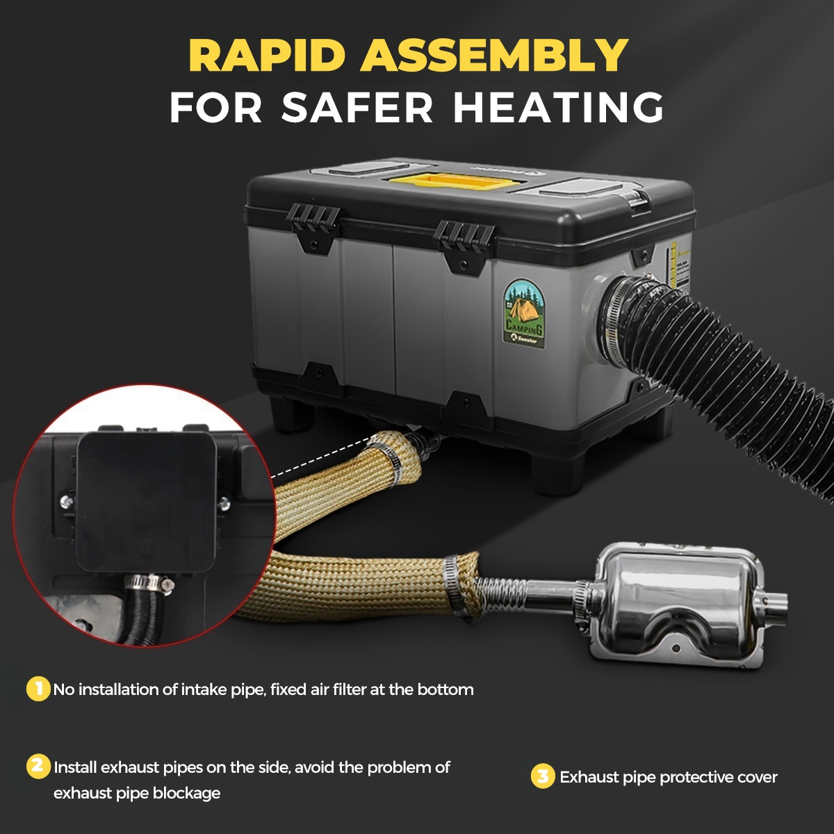 Upgraded 8KW WIFI/BLUETOOTH Sm - Diesel Heater 8Kw Rv Camper ulasan dan harga