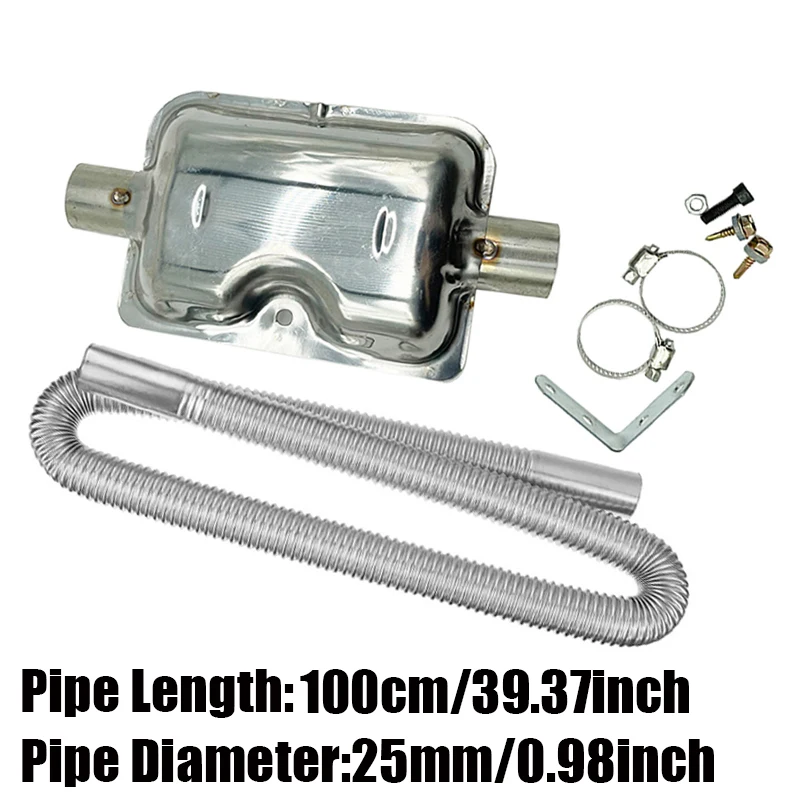 100cm Air Diesel Parking Heate - Diesel Heater Silencer Muffler ulasan dan harga