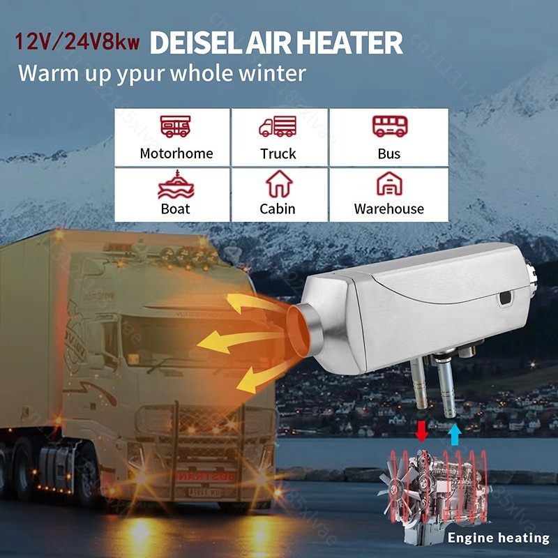 Vehicle Heating Spare Hardware - Diesel Heater 8Kw Rv Camper ulasan dan harga