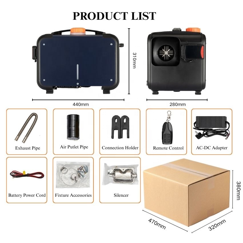 Hot Sale 12V/24V 110-240V All  - Diesel Heater 8Kw Rv Camper ulasan dan harga