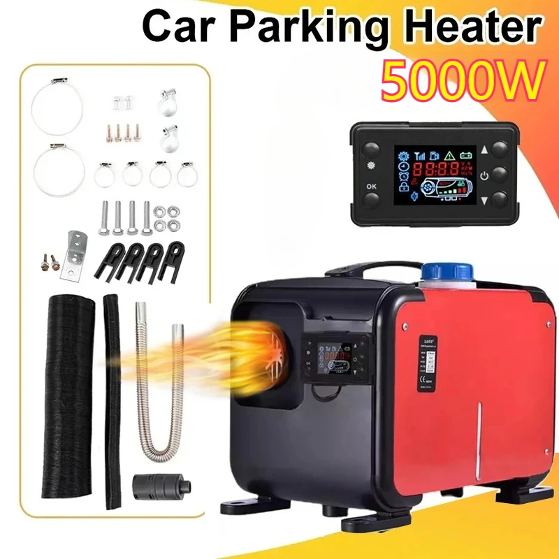 12V 24V 220V 3 in 1 Car Diesel - 12V Diesel Heater With Remote ulasan dan harga
