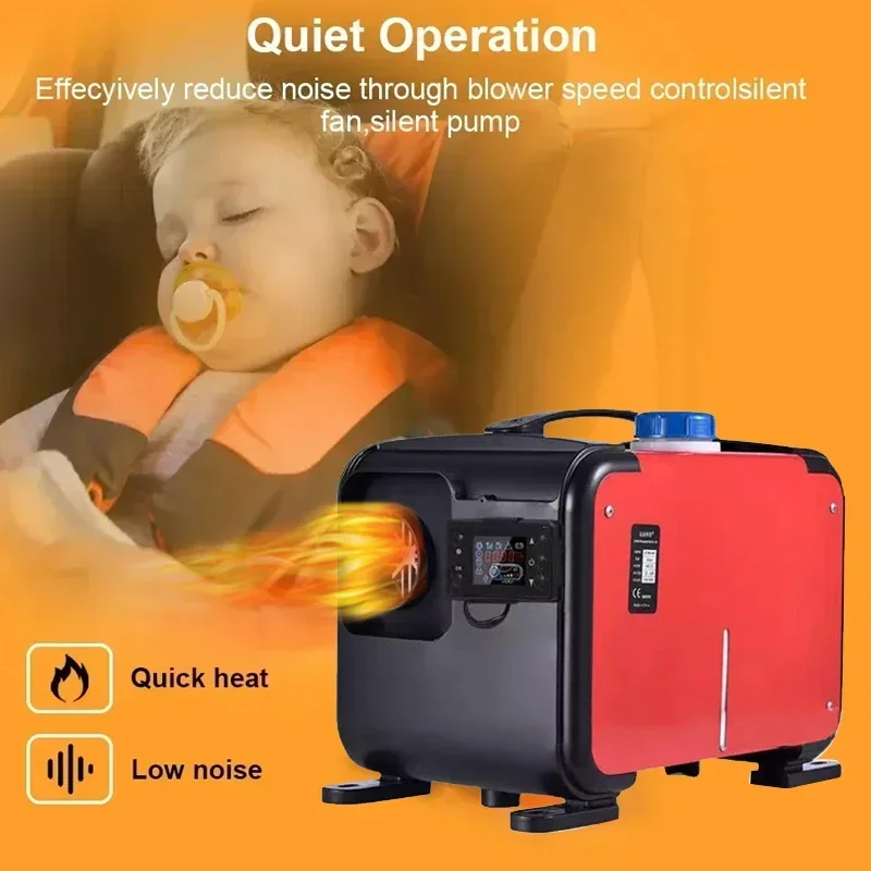 12V 24V 220V 3 in 1 Car Diesel - 12V Diesel Heater With Remote ulasan dan harga