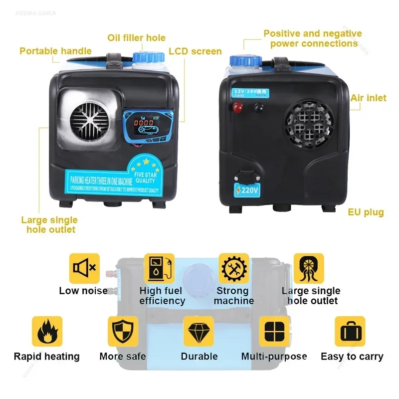 12V 24V 220V Diesel Air Parkin - Diesel Air Heater Lcd Controller ulasan dan harga