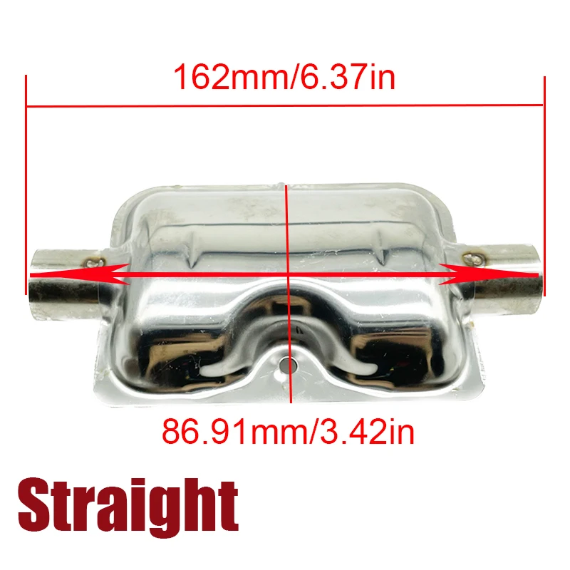 2 Set 24mm Muffler Silencer St - Diesel Heater Silencer Muffler ulasan dan harga