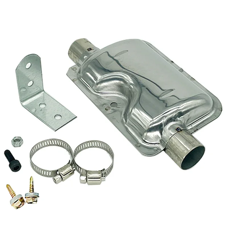 2 Set 24mm Muffler Silencer St - Diesel Heater Silencer Muffler ulasan dan harga