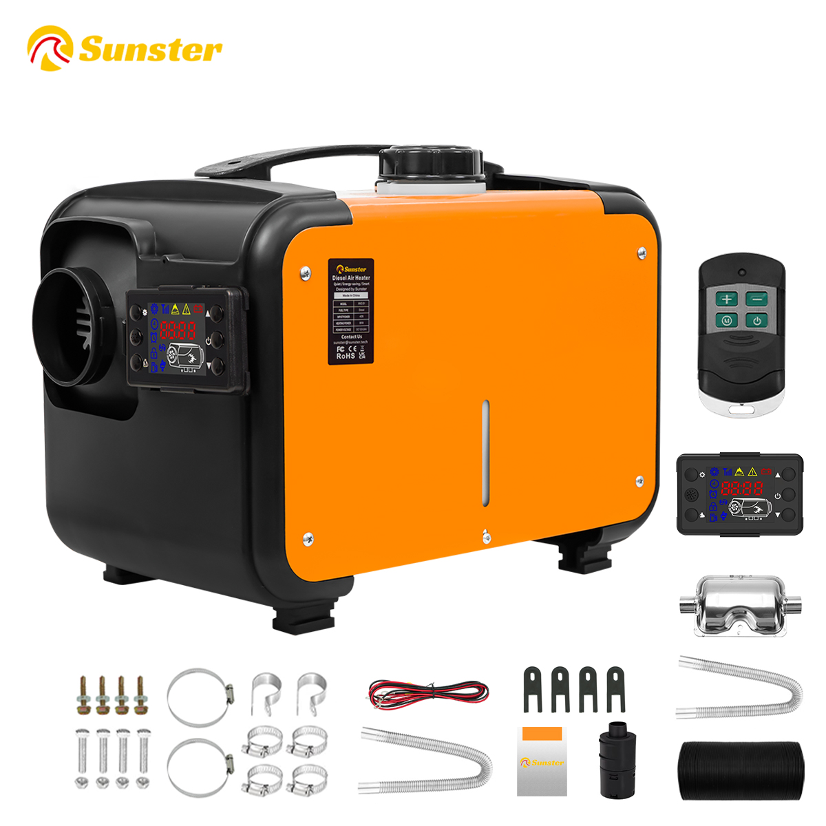 12V/24V Heater For Car 8KW Die - 12V Diesel Heater With Remote ulasan dan harga