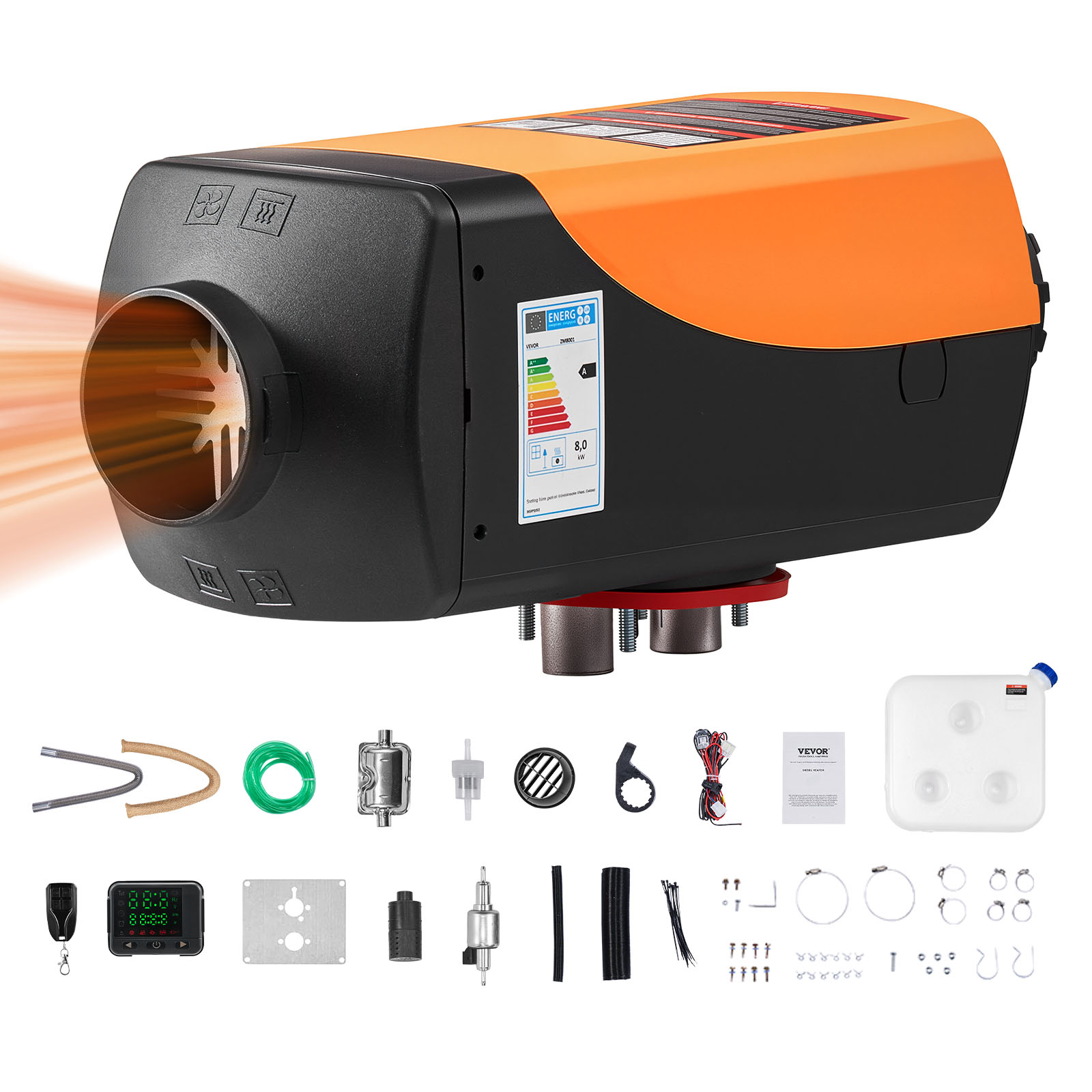 SucceBuy 8KW Diesel Air Heater - Diesel Heater Fuel Tank 10L ulasan dan harga