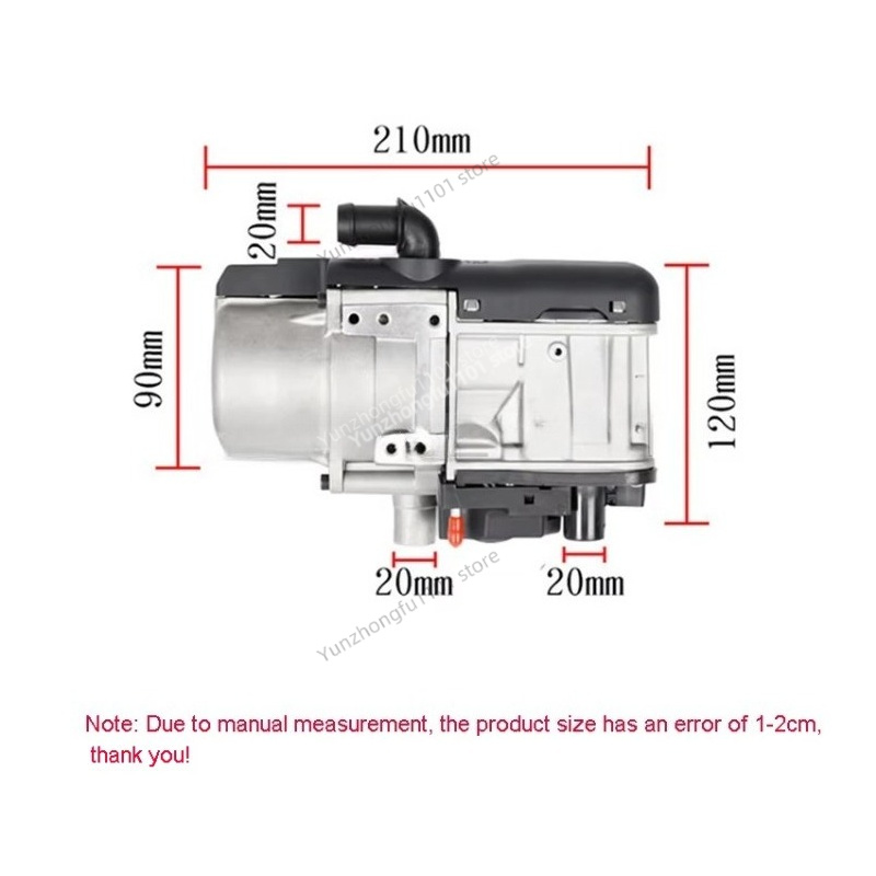 12V 5KW Diesel Parking Heater  - 12V Diesel Heater With Remote ulasan dan harga