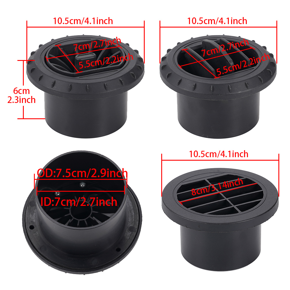 1Pc 75mm Diesel Parking Heater - Diesel Heater Ducting Kit ulasan dan harga